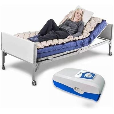 COOLBABY anti-bedsore airbed, consisting of airbed and air pump, with Comfi pump technology to prevent bedsores - Biege