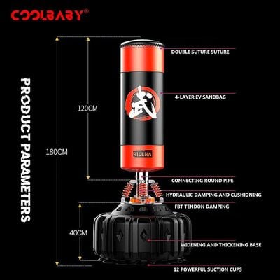 COOLBABY Boxing Punch Bag Standing Punch Bag Home Adult Sandbag Office Decompression Magic Child Punch sandbag-QJSD, L