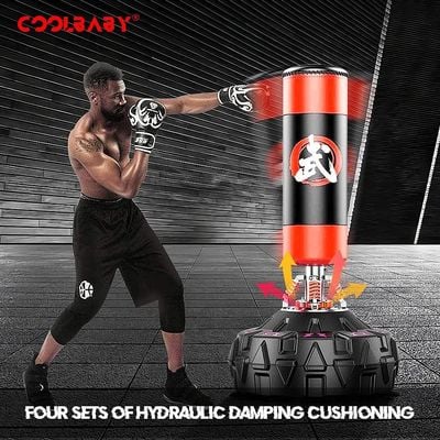 COOLBABY Boxing Punch Bag Standing Punch Bag Home Adult Sandbag Office Decompression Magic Child Punch sandbag-QJSD, L