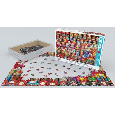 Russian Matryoshka Dolls 1000 Pieces Puzzle