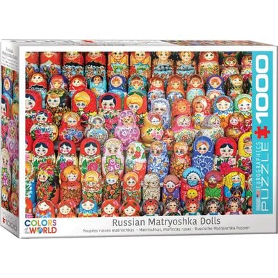 Russian Matryoshka Dolls 1000 Pieces Puzzle