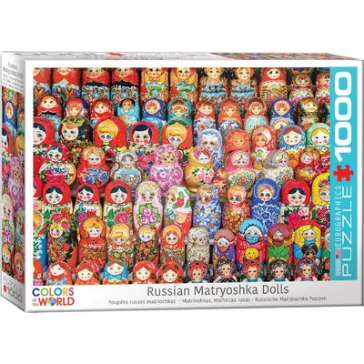 Russian Matryoshka Dolls 1000 Pieces Puzzle