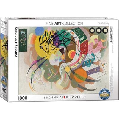 Dominant Curve By Wassily Kandinsky 1000-Piece Puzzle