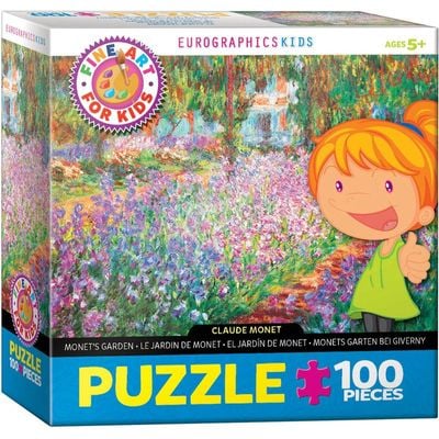 Monet'S Garden By Claude Monet 100 Pieces Puzzle