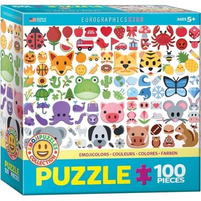 Emoji Colors 100 Pieces Puzzle