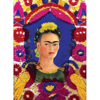 Self Portrait Frame By Frida Kahlo 1000 Pieces Puzzle Self Portrait Frame By Frida Kahlo 1000 Pieces Puzzle