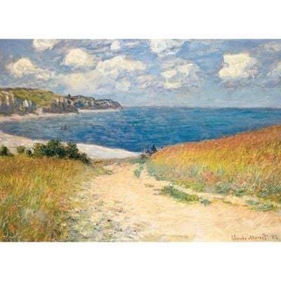 Path Through The Wheat Fields By Claude Monet 1000 Pieces Puzzle