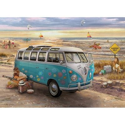 The Love & Hope Vw Bus 1000 Pieces Puzzle