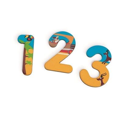 Magnetic Safari 123 Numbers (60 Pieces)