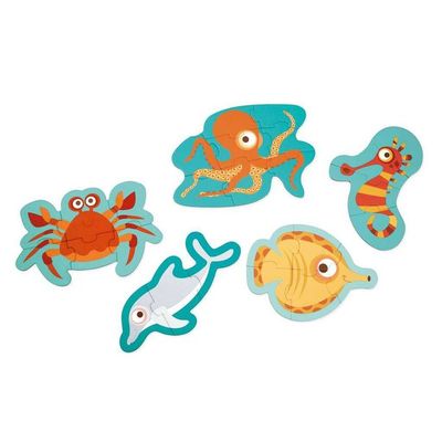 Ocean Starter Puzzle With 5 Puzzles