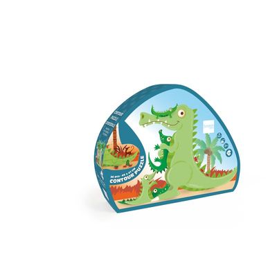 Crocodile Contour Puzzle 36 Pieces