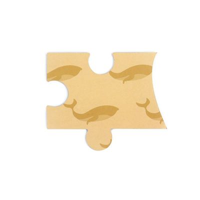 Whale Contour Puzzle 