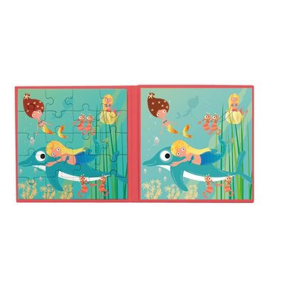 Mermaids Magnetic Puzzle Book To Go