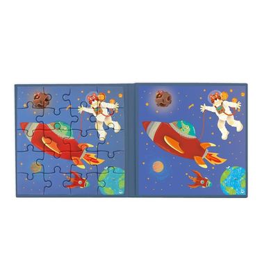 Space Magnetic Puzzle Book To Go