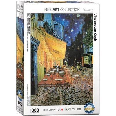 Café Terrace At Night By Vincent Van Gogh 1000-Piece Puzzle