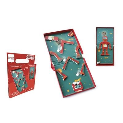 Robot 11 Pcs Magnetic Puzzle Run