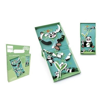 Panda 11 Pcs Magnetic Puzzle Run