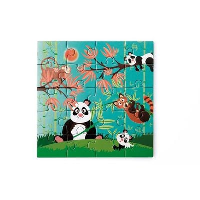 Panda 20 Pcs Magnetic Puzzle Book To Go