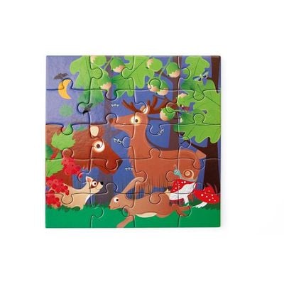 Forest Life 20 Pcs Magnetic Puzzle Book To Go