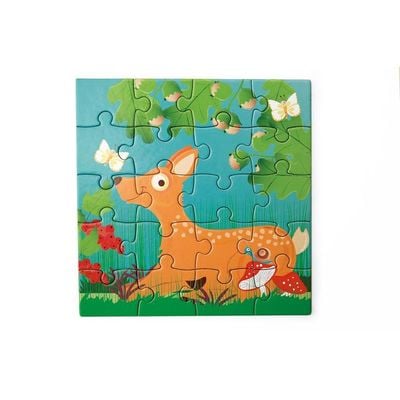 Forest Life 20 Pcs Magnetic Puzzle Book To Go