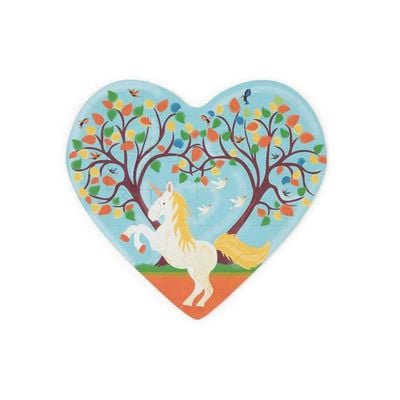 Heart With Unicorn Contour Puzzle - 30Pcs