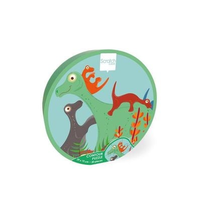 Dino Contour Puzzle 30 Pcs