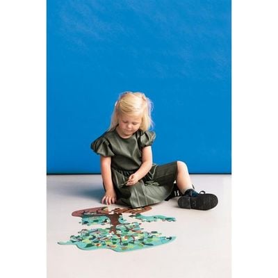 Bird Tree Contour Puzzle 59 Pcs