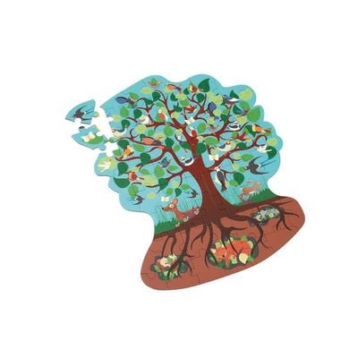 Bird Tree Contour Puzzle 59 Pcs