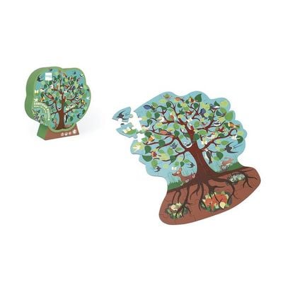 Bird Tree Contour Puzzle 59 Pcs