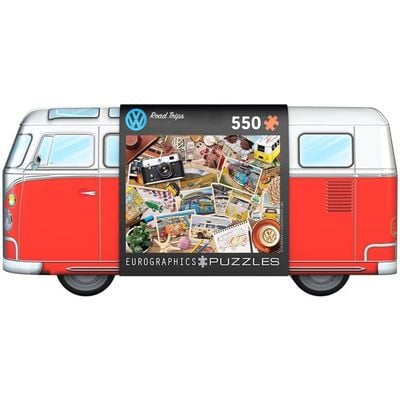 Vw - Road Trips 550 Piece Puzzle In A Collectible Tin