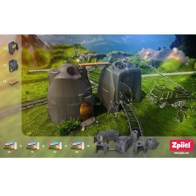 Mountain And Tunnel With Bridge - Zpiiel Booster