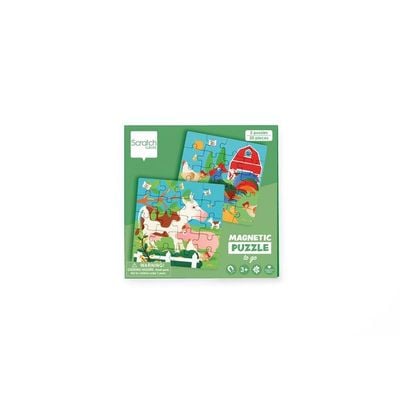 Magnetic Puzzle Book To Go - Farm 