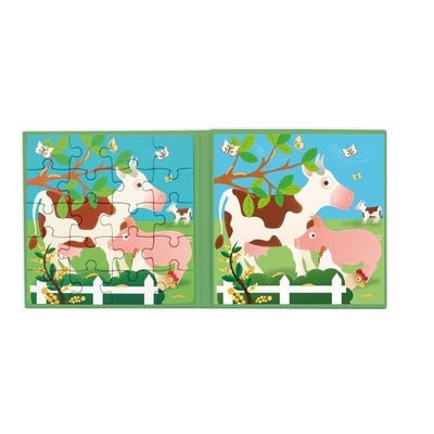 Magnetic Puzzle Book To Go - Farm 