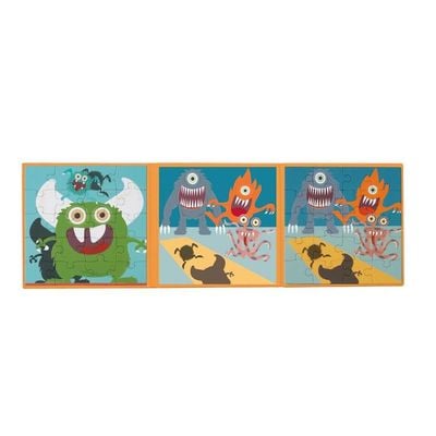 Magnetic Puzzle Book To Go - Monster