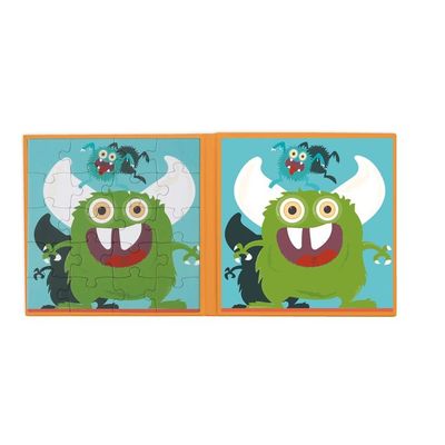 Magnetic Puzzle Book To Go - Monster