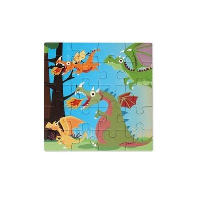 Magnetic Puzzle Book To Go - Dragons