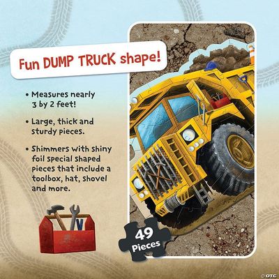 Floor Puzzle: Dump Truck