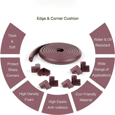 Vee Seven Edge Guard (Medium) With 8 Corner-Brown