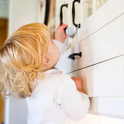 Baby Safety Invisible button Cabinet Lock