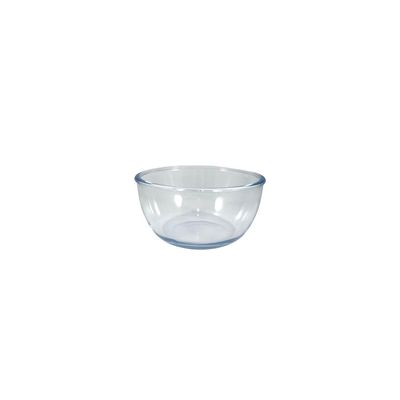 Mixing & Baking Glass Bowl, 0.5 lt Capacity, 6.5 cm Height, 14 cm Diameter, Clear