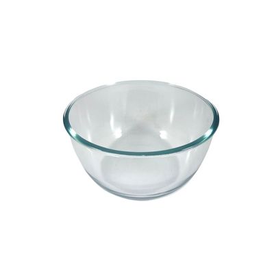 Mixing & Baking Glass Bowl, 1,5 lt Capacity, 9.6 cm Height, 18.9 cm Diameter, Clear