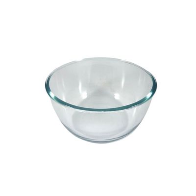 Home Maker Mixing & Baking Glass Bowl, 1,5 lt Capacity, 9.6 cm Height, 18.9 cm Diameter, Clear
