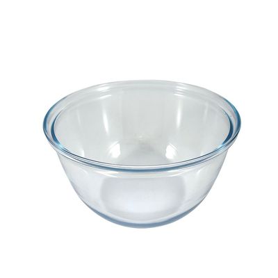 Home Maker Mixing & Baking Glass Bowl, 3.5 lt Capacity, Clear