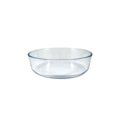 Home Maker Round Glass Baking Dish, 1.5 lt capacity, 22 cm Diameter, 5.7 cm Height