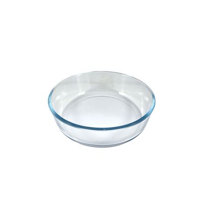 Home Maker Round Glass Baking Dish, 1.5 lt capacity, 22 cm Diameter, 5.7 cm Height