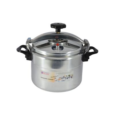 Aluminium Pressure Cooker 26cm - 10 Liter Capacity - Silver