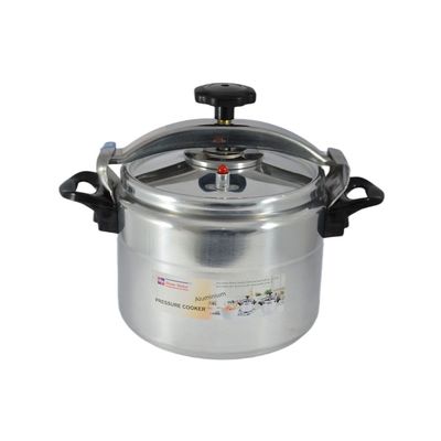 Aluminium Pressure Cooker 30cm - 15 Liter Capacity - Silver