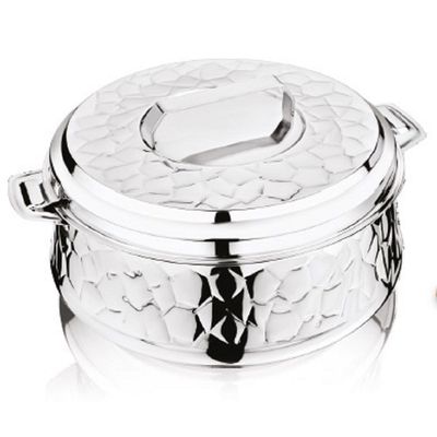 Classic Belly Hotpot 5000ml Capacity - Stainless Steel - Silver