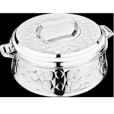 Classic Belly Hotpot 5000ml Capacity - Stainless Steel - Silver