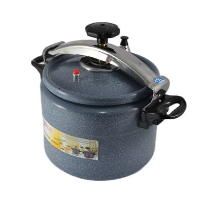 Ceramic Coating Aluminium Pressure Cooker with Induction Base - 26cm - 10 Liter Capacity - Grey